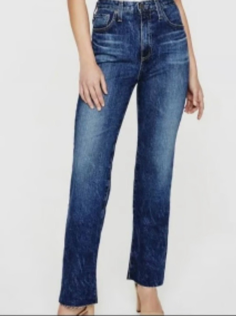 AG Adrianne Goldschmied Women’s Dark Wash Alexxis Bootcut High Rise Jeans Sz 28
